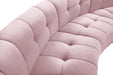 Limitless Pink Velvet 12pc. Modular Sectional - Furniture Stars (Chicago, IL)