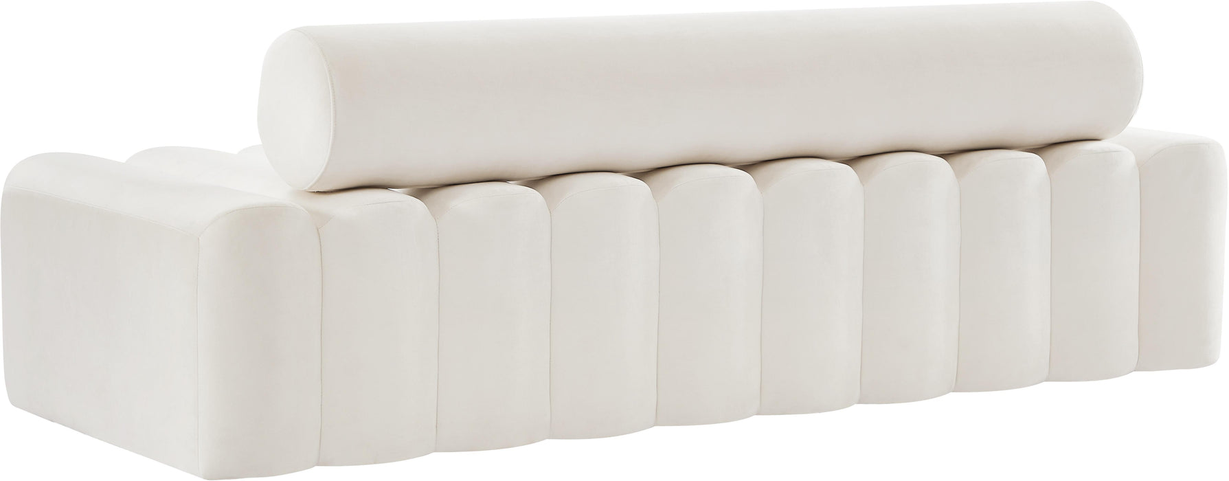 Melody Cream Velvet Sofa - Furniture Stars (Chicago, IL)