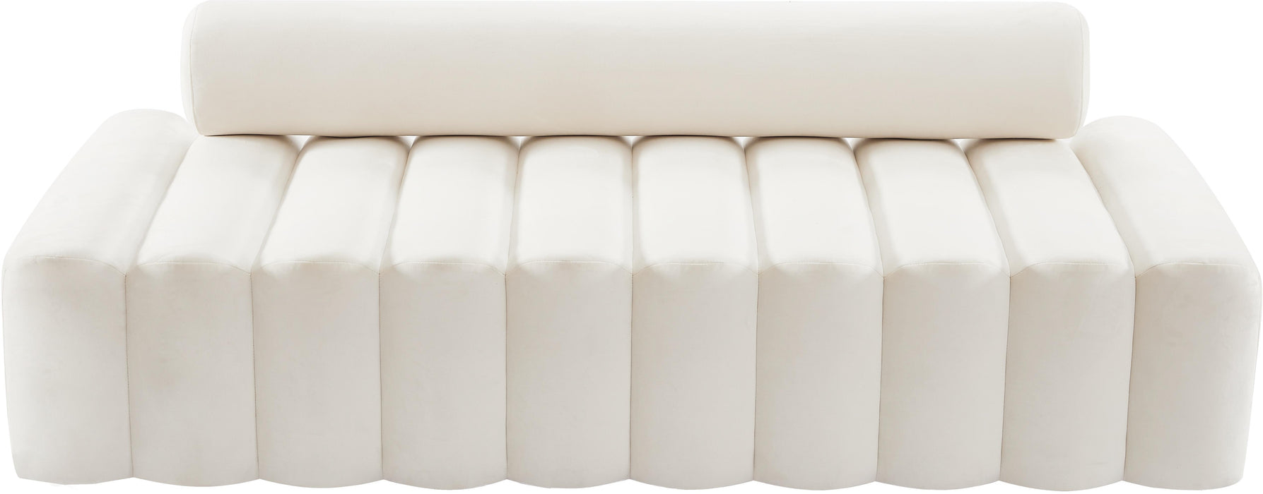 Melody Cream Velvet Sofa - Furniture Stars (Chicago, IL)