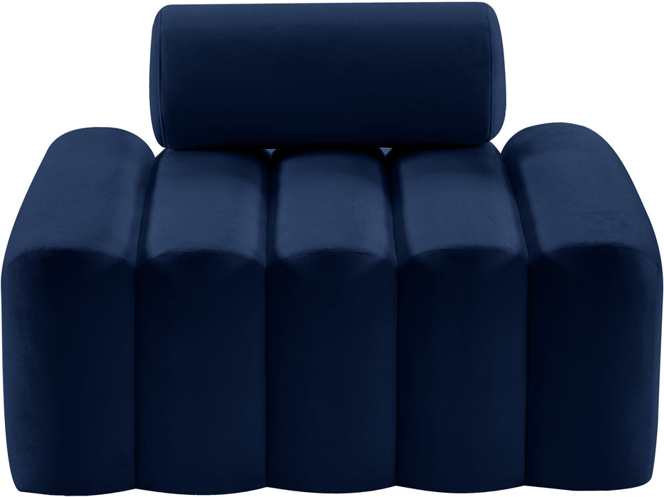 Melody Navy Velvet Chair