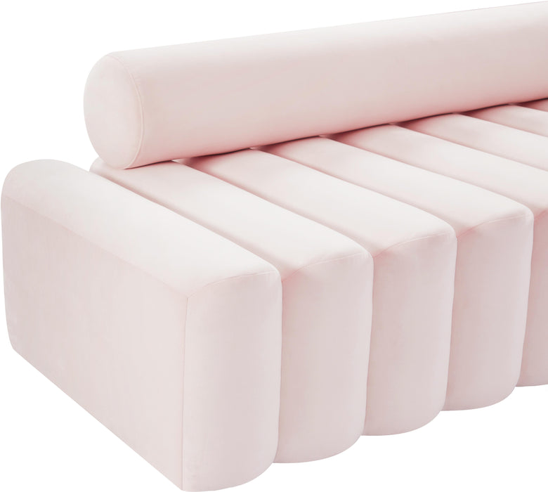 Melody Pink Velvet Sofa - Furniture Stars (Chicago, IL)