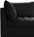 Jacob Black Velvet Modular Sectional - Furniture Stars (Chicago, IL)