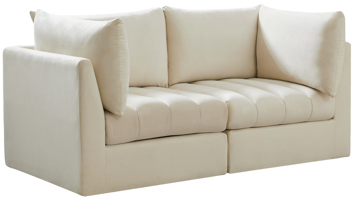 Jacob Cream Velvet Modular Sofa