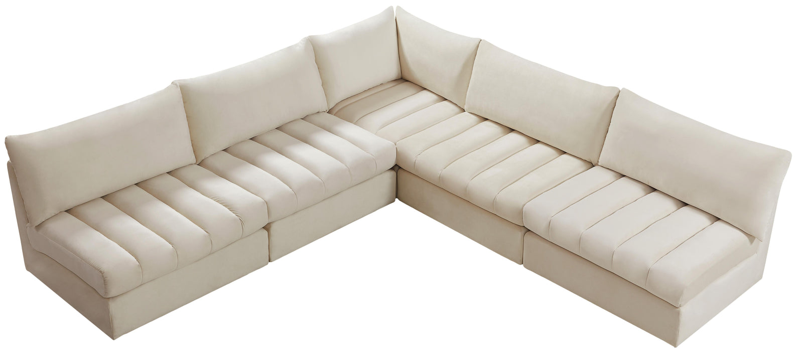 Jacob Cream Velvet Modular Sectional