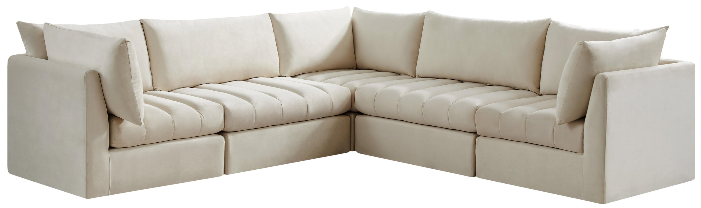 Jacob Cream Velvet Modular Sectional