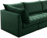 Jacob Green Velvet Modular Sectional - Furniture Stars (Chicago, IL)