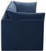 Jacob Navy Velvet Modular Sofa - Furniture Stars (Chicago, IL)