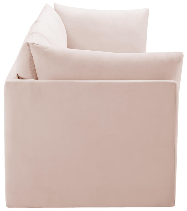 Jacob Pink Velvet Modular Sofa - Furniture Stars (Chicago, IL)
