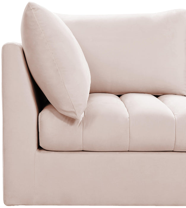 Jacob Pink Velvet Modular Sectional - Furniture Stars (Chicago, IL)