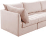 Jacob Pink Velvet Modular Sectional - Furniture Stars (Chicago, IL)