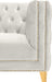 Michelle Cream Velvet Chair - Furniture Stars (Chicago, IL)