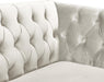 Michelle Cream Velvet Chair - Furniture Stars (Chicago, IL)