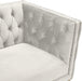 Michelle Cream Velvet Chair - Furniture Stars (Chicago, IL)