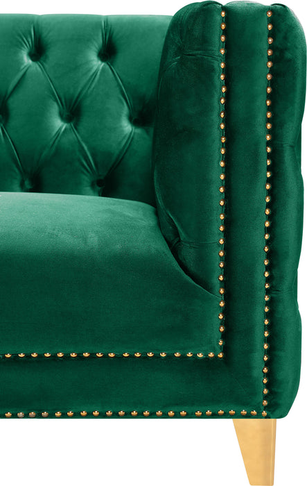 Michelle Green Velvet Sofa - Furniture Stars (Chicago, IL)
