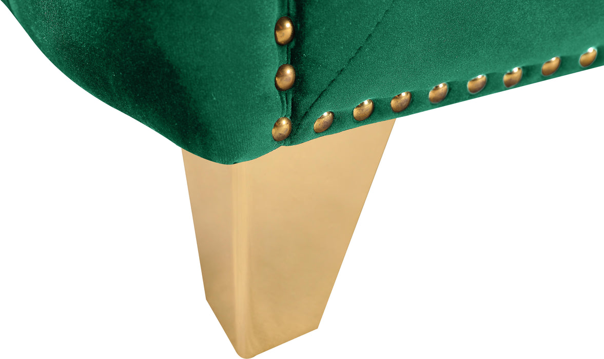 Michelle Green Velvet Sofa - Furniture Stars (Chicago, IL)