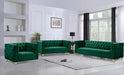 Michelle Green Velvet Loveseat - Furniture Stars (Chicago, IL)