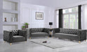 Michelle Grey Velvet Sofa - Furniture Stars (Chicago, IL)