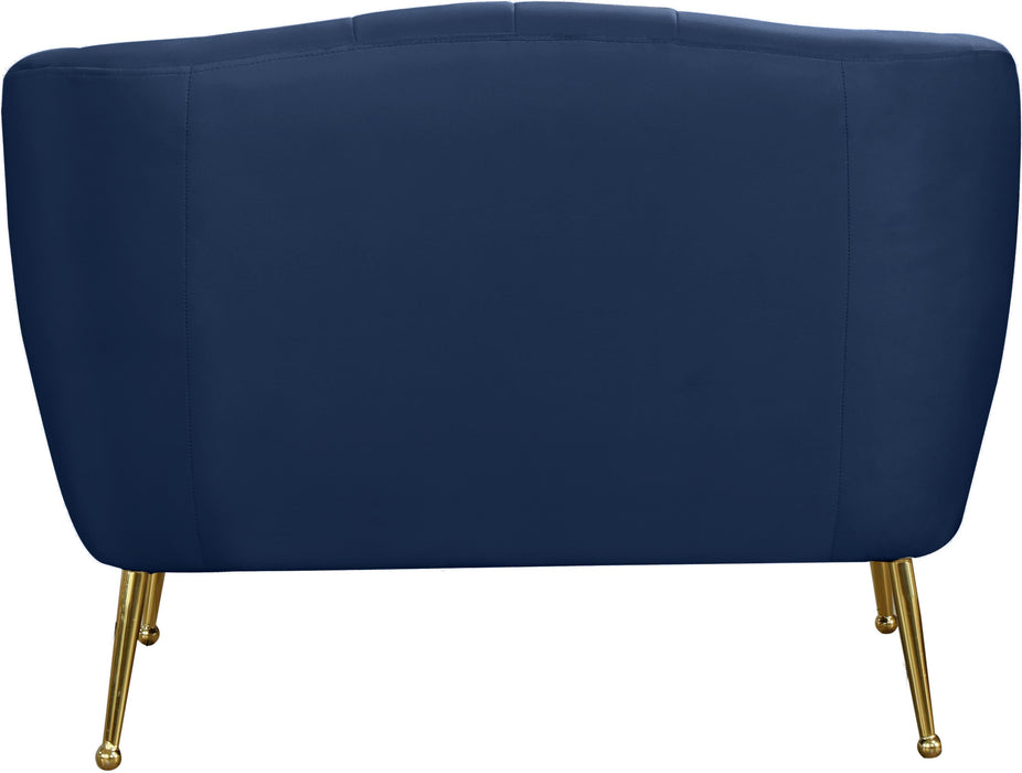 Tori Navy Velvet Chair