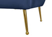 Tori Navy Velvet Loveseat - Furniture Stars (Chicago, IL)