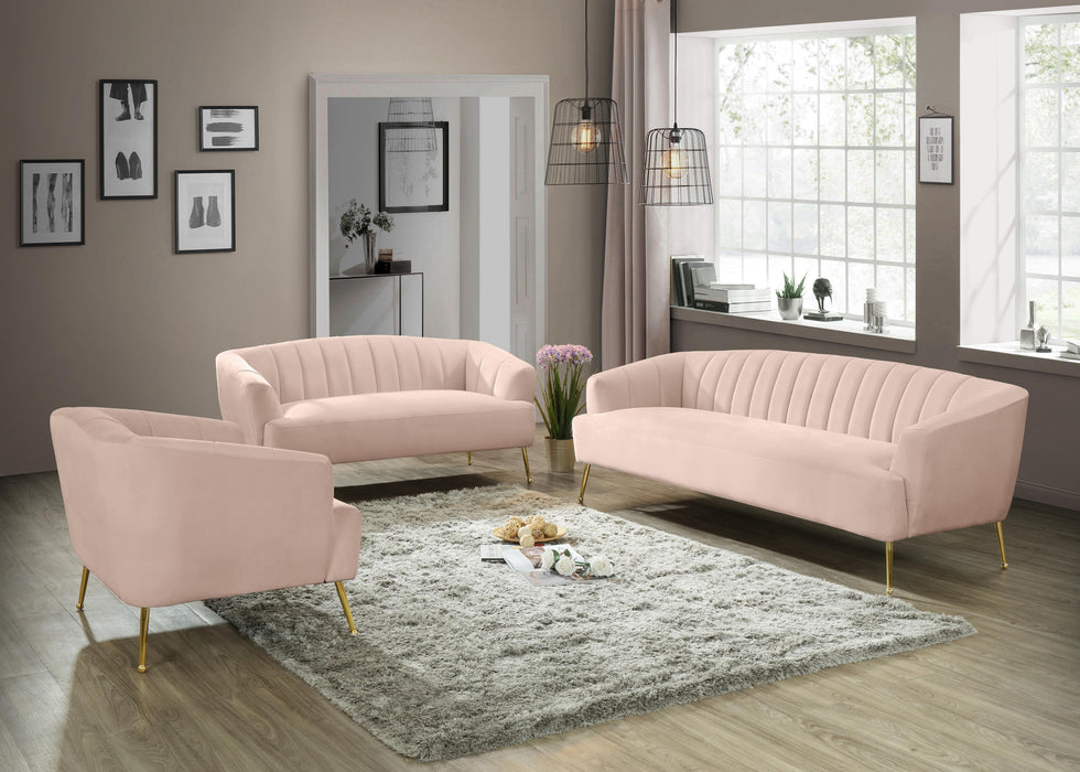 Tori Pink Velvet Chair - Furniture Stars (Chicago, IL)