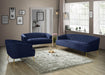 Tori Navy Velvet Loveseat - Furniture Stars (Chicago, IL)
