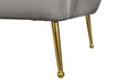 Tori Grey Velvet Loveseat - Furniture Stars (Chicago, IL)