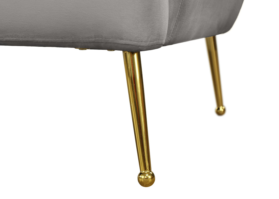 Tori Grey Velvet Loveseat - Furniture Stars (Chicago, IL)