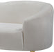 Ritz Cream Velvet Sofa - Furniture Stars (Chicago, IL)