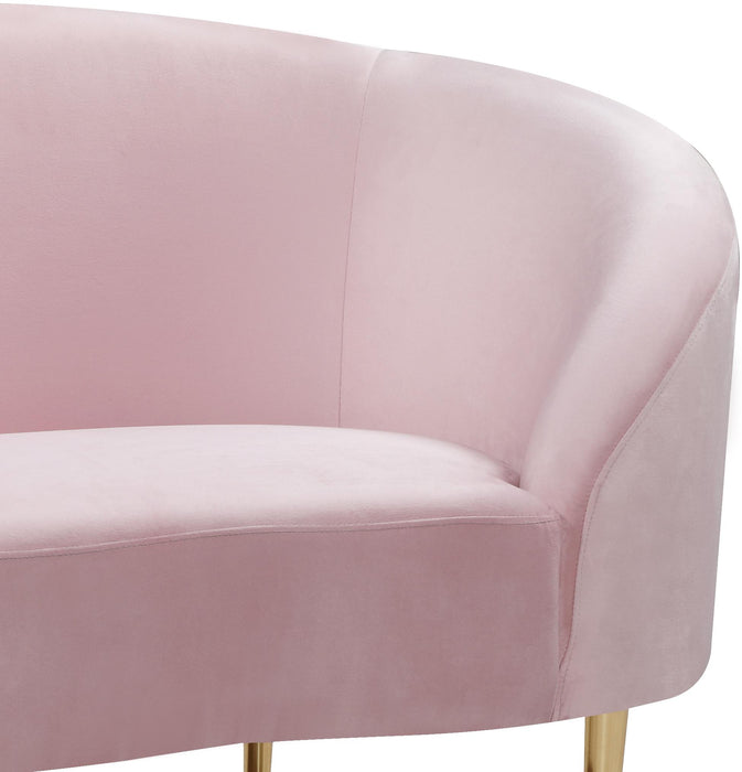 Ritz Pink Velvet Chair - Furniture Stars (Chicago, IL)