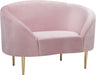 Ritz Pink Velvet Chair image