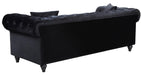 Chesterfield Black Velvet Sofa - Furniture Stars (Chicago, IL)