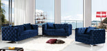 Scarlett Navy Velvet Sofa - Furniture Stars (Chicago, IL)