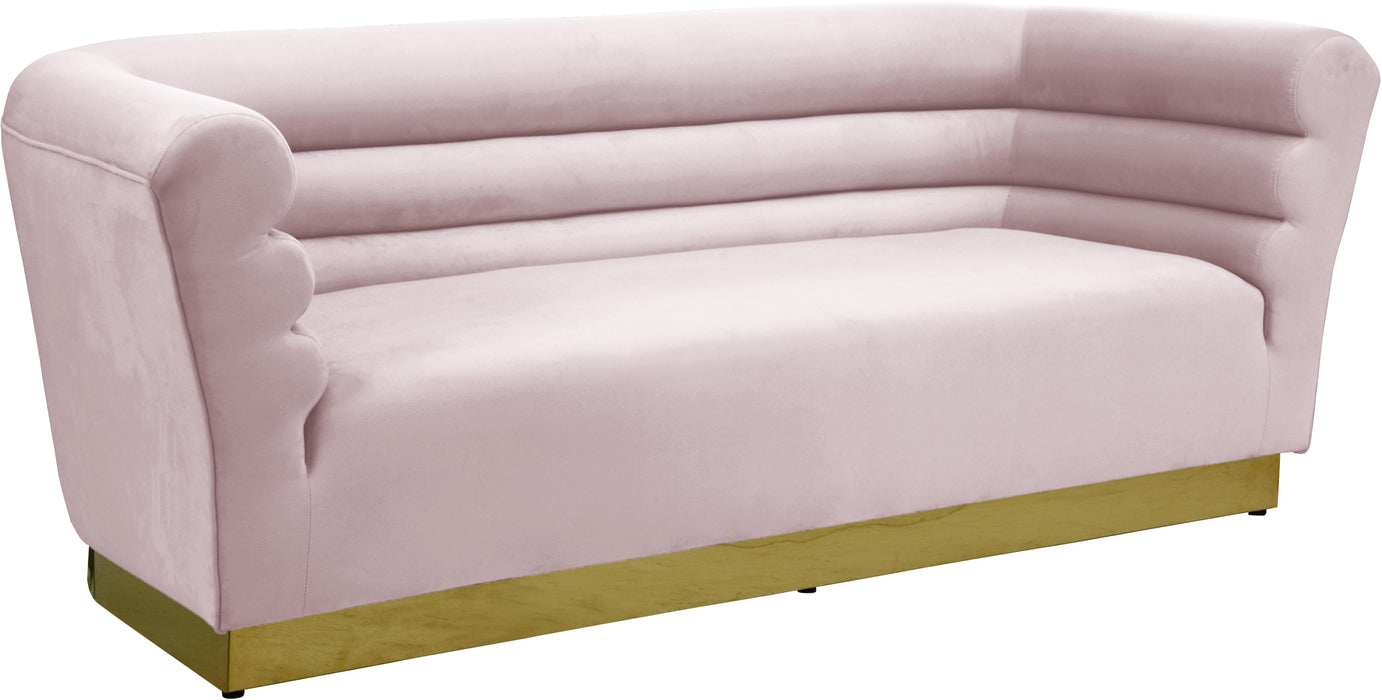 Bellini Pink Velvet Sofa image