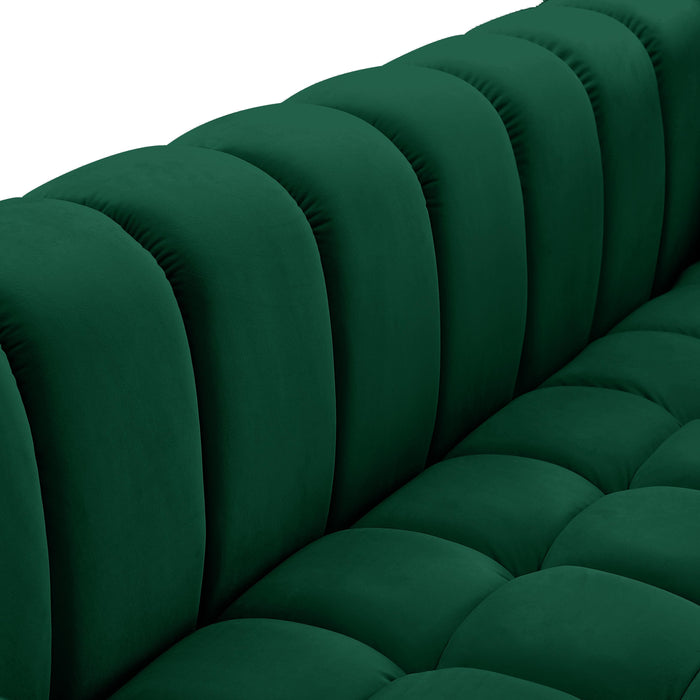 Gwen Green Velvet Sofa - Furniture Stars (Chicago, IL)
