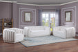 Dixie Cream Velvet Loveseat - Furniture Stars (Chicago, IL)