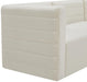 Quincy Cream Velvet Modular Corner Chair - Furniture Stars (Chicago, IL)