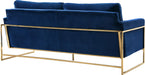 Mila Navy Velvet Sofa - Furniture Stars (Chicago, IL)