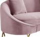 Serpentine Pink Velvet Sofa - Furniture Stars (Chicago, IL)