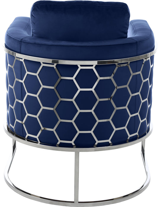 Casa Navy Velvet Chair