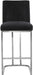 Heidi Black Velvet Stool - Furniture Stars (Chicago, IL)