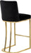 Heidi Black Velvet Stool - Furniture Stars (Chicago, IL)
