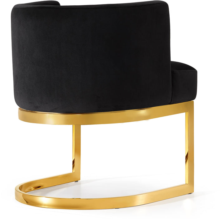 Gianna Black Velvet Dining Chair