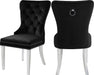 Carmen Black Velvet Dining Chair image