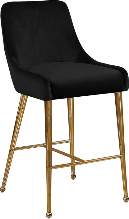 Owen Black Velvet Stool - Furniture Stars (Chicago, IL)