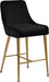 Owen Black Velvet Stool - Furniture Stars (Chicago, IL)