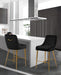Owen Black Velvet Stool - Furniture Stars (Chicago, IL)