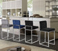 Giselle Grey Velvet Stool - Furniture Stars (Chicago, IL)