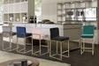 Giselle Grey Velvet Stool - Furniture Stars (Chicago, IL)