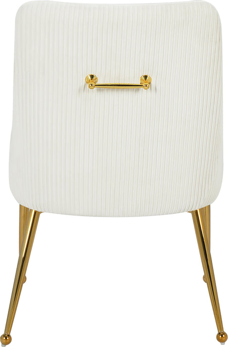 Ace Cream Velvet Dining Chair