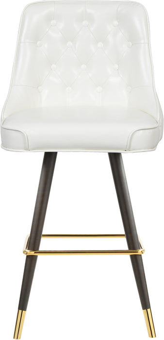 Portnoy White Faux Leather Counter/Bar Stool